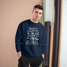 Load image into Gallery viewer, U.S. Constitution Designed Emancipation Trump - Biden TeeAllAboutIt x Champion Sweatshirt