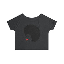 Load image into Gallery viewer, *discount special* " Melanin Melanie " (black fro / red lippie )  Women's Slouchy top