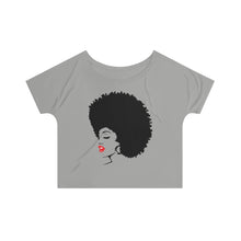 Load image into Gallery viewer, *discount special* " Melanin Melanie " (black fro / red lippie )  Women's Slouchy top
