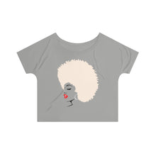Load image into Gallery viewer, " Melanin Melanie " (blonde from / red lippie )  Women's Slouchy top