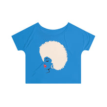 Load image into Gallery viewer, " Melanin Melanie " (blonde from / red lippie )  Women's Slouchy top