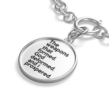 Load image into Gallery viewer, The Weapons That Formed ...sacred reminder Chunky Chain Bracelet