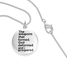 Load image into Gallery viewer, The Weapons That Formed ...sacred reminder Single Loop Necklace