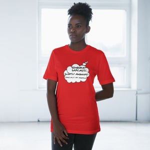 Thought Bubble Tee : Somewhat Sarcastic Slightly Awkward Basically an Asshole