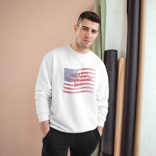 Load image into Gallery viewer, HEARD: NOVEMBER 3RD Champion x TeeAllAboutIt Sweatshirt (American Flag/Red Letter)