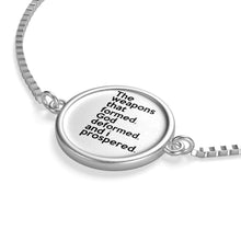 Load image into Gallery viewer, The Weapons That Formed...sacred reminder Box Chain Bracelet