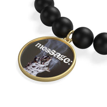 Load image into Gallery viewer, mesSAGE black Onyx mate bracelet