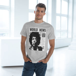 World News JIMI HENDRIX Unisex Deluxe T-shirt