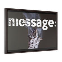 Load image into Gallery viewer, mesSAGE  Horizontal Framed Premium Gallery Wrap Canvas (wall decor)