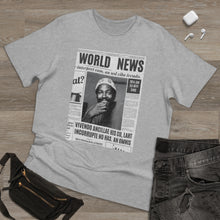 Load image into Gallery viewer, World News MARVIN GAYE (white beanie) Unisex Deluxe T-shirt
