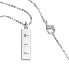 Load image into Gallery viewer, The Weapons That Formed ...sacred reminder Single Loop Necklace