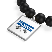 Load image into Gallery viewer, " Hussle (To Be Continued) "๐  Matte Black Onyx Bracelet