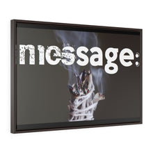Load image into Gallery viewer, mesSAGE  Horizontal Framed Premium Gallery Wrap Canvas (wall decor)