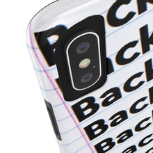 Load image into Gallery viewer, "BACK TO SCHOOL"  Notebook Case Mate Tough Phone Cases (iPhones and Samsung Galaxy)