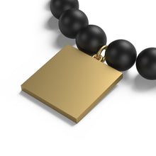 Load image into Gallery viewer, mesSAGE black Onyx mate bracelet