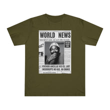 Load image into Gallery viewer, World News MARVIN GAYE (white beanie) Unisex Deluxe T-shirt
