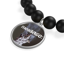 Load image into Gallery viewer, mesSAGE black Onyx mate bracelet