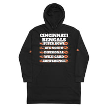 Load image into Gallery viewer, CINCINNATI BENGALS Championship Hoodie dress