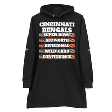 Load image into Gallery viewer, CINCINNATI BENGALS Championship Hoodie dress