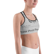 Load image into Gallery viewer, &quot;Press Press Press Press Press&quot; Cardi B inspired Sports bra