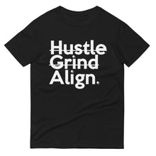 Load image into Gallery viewer, Hustle Grind Align Unisex Anvil 980 T-Shirt inspired by Q-Tip the Abstract
