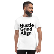 Load image into Gallery viewer, Hustle Grind Align Unisex Anvil 980 T-Shirt  inspired by Q-Tip the Abstract