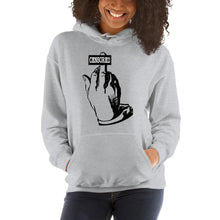 Load image into Gallery viewer, Middle finger (censored) Hooded Sweatshirt