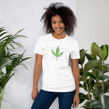 Load image into Gallery viewer, &quot; Self Care &quot; ( cannabis / white ) short-sleeve unisex tee