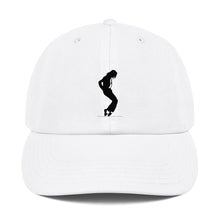 Load image into Gallery viewer, Michael Jackson ̶P̶o̶l̶o̶ " Yolo " black silhouette gold crown in back Champion™  cap