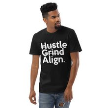 Load image into Gallery viewer, Hustle Grind Align Unisex Anvil 980 T-Shirt inspired by Q-Tip the Abstract