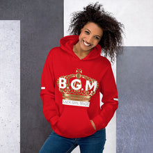 Load image into Gallery viewer, B.G.M (Black Girl Magic / gold crown) Unisex Hoodie