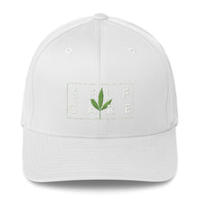 Load image into Gallery viewer, " Self Care" ( cannabis / white ) Structured Twill Cap