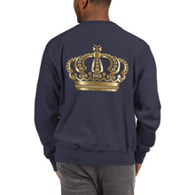 Load image into Gallery viewer, Michael Jackson White Silhouette No Crown Front Crown on back Champion™ Sweatshirt