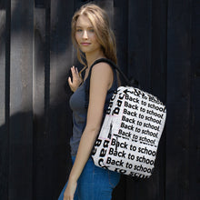 Load image into Gallery viewer, " BACK TO SCHOOL "  Notebook Backpack