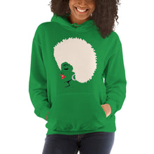 Load image into Gallery viewer, " Melanin Melanie " (red lippie / blonde afro) Hooded Sweatshirt