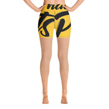 Load image into Gallery viewer, "PANTS FOR WHAT" (dark yellow) women's Yoga/Biker Shorts