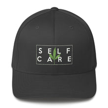 Load image into Gallery viewer, " Self Care" ( cannabis / white ) Structured Twill Cap