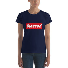 Load image into Gallery viewer, " Blessed" Women's short sleeve tee
