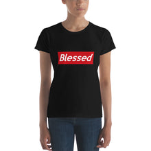 Load image into Gallery viewer, " Blessed" Women's short sleeve tee