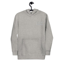 Load image into Gallery viewer, B.G.M Black Girl Magic (embroidered/grey) Unisex Hoodie