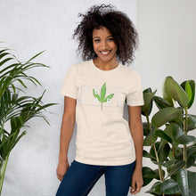 Load image into Gallery viewer, " Self Care " ( cannabis / white ) short-sleeve unisex tee