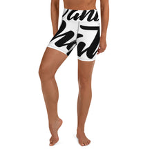 Load image into Gallery viewer, "PANTS FOR WHAT" (white) women's Yoga/Biker Shorts