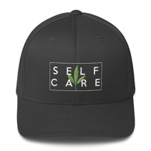 Load image into Gallery viewer, " Self Care " ( cannabis / white ) Structured Twill Cap