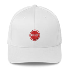 Load image into Gallery viewer, "Reset" button Structured Twill Cap