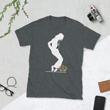 Load image into Gallery viewer, Michael Jackson White Silhouette Crown Down short-sleeve unisex tee