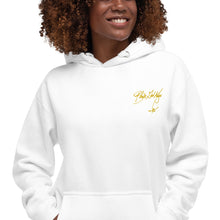 Load image into Gallery viewer, Black Girl Magic (yellow embroidered signature series) Unisex Hoodie