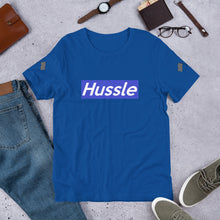 Load image into Gallery viewer, " Hussle / To Be Continued " Short-Sleeve UNISEX tee π