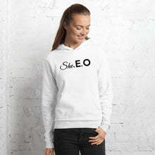 Load image into Gallery viewer, She.E.O Unisex hoodie