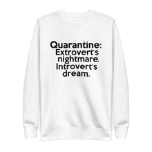 Load image into Gallery viewer, Quarantine (Introvert / Extrovert) Unisex Fleece Pullover