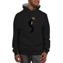 Load image into Gallery viewer, Michael Jackson Black Silhouette Crown on Head Champion™ Hoodie